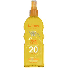 Lilien Sun Active Transparent SPF20 Wasserfestes Sonnenschutzspray 200 ml