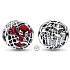 Sterling Silber 925 Marvel Spiderman über der Stadt, Armband Perle