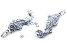 Charm Sterling Silber 925 Japanischer Koi-Karpfen, Tierarmband Anhänger