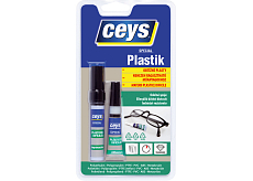 Ceys Special Plastik Kleber für schwierige Kunststoffe, 3 g + 4 ml