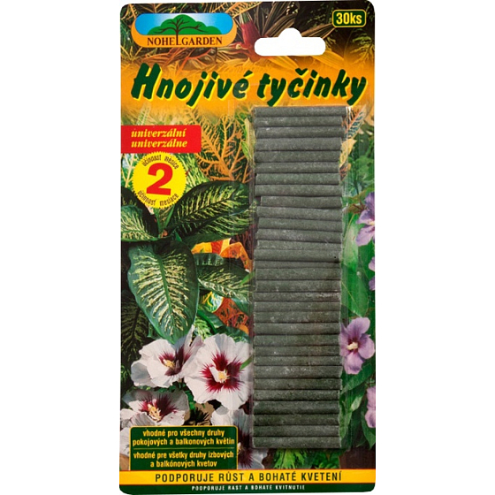 Nohel Garden universelle Düngesticks für Pflanzen, Packung mit 30 Sticks