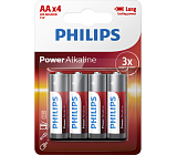 Baterie Philips Longlife Power AA 4 ks LR6 Mignon 1,5V