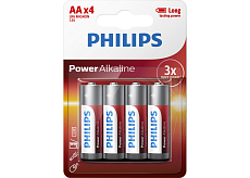 Baterie Philips Longlife Power AA 4 ks LR6 Mignon 1,5V