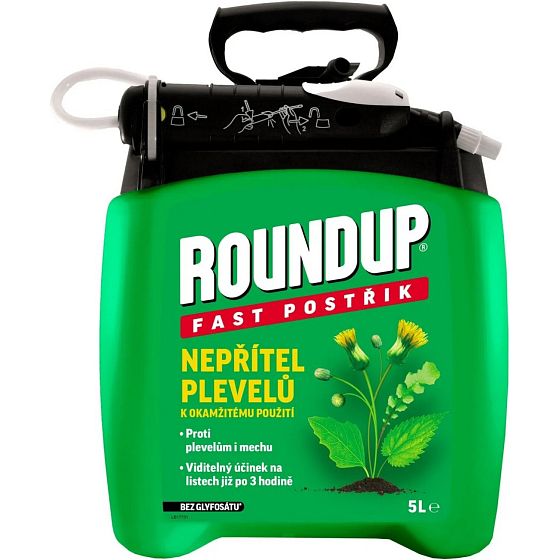 Roundup ohne Glyphosat Fast 3H Pump & Go, 5 l
