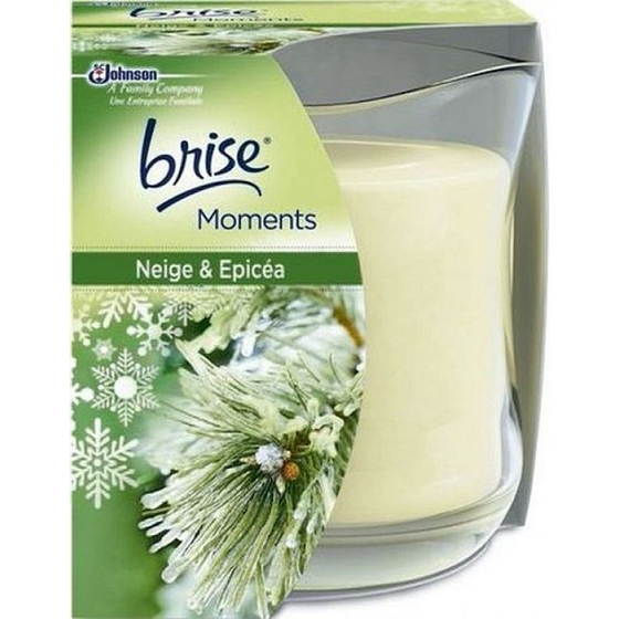 Brise Moments Winterkühle Duftkerze in Glas, Brenndauer bis 30 Stunden 135 g