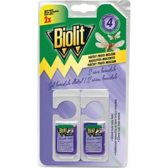 Biolite Mottenhaken mit Lavendelduft 2 x 3,2 g
