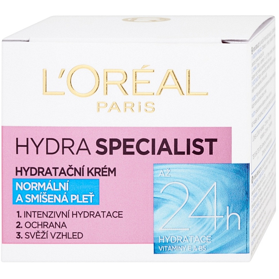 Loreal Paris Hydra Specialist Day Feuchtigkeitscreme für normale Haut und Mischhaut 50 ml