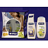 Nivea Free Time Duschgel 250 ml + straffende Körperlotion 250 ml, Kosmetikset für Frauen