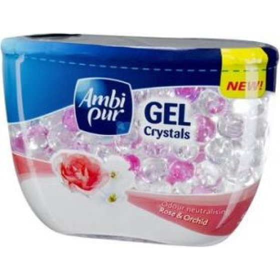 Ambi Pur Crystals Rose & Orchid Gel Lufterfrischer 150 g