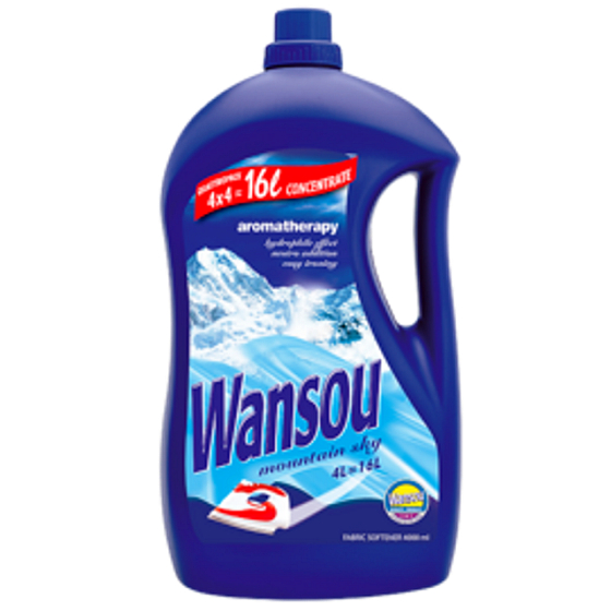 Wansou Aromatherapie Mountain Sky Weichspüler konzentriert 4 l = 16 l