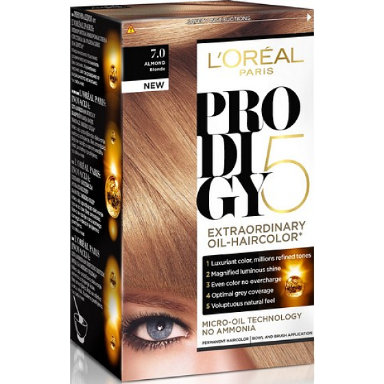 Loreal Paris Prodigy 5 Haarfarbe 7.0 blond