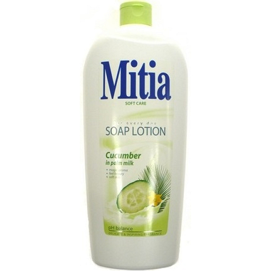 Mitia Gurke in Palmmilchcreme Flüssigseife nachfüllen 1 l