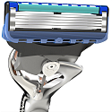 Gillette Fusion ProGlide Flexball Silver Rasierer + Ersatzkopf 2 Stück, für Männer