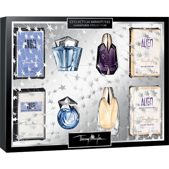 Thierry Mugler Engel / Alien Miniaturen Sammlung Engel Eau de Toilette 5 ml + Engel Eau de Toilette 3 ml + Alien Eau Extraordinaire EdT 6 ml Eau de Toilette + Geschenkset