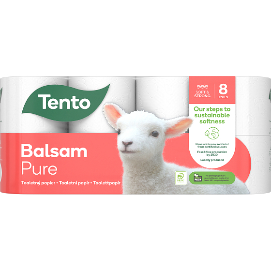 Dieses Balsam Pure parfümierte Toilettenpapier 3-lagig 8 Rollen
