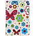 Albi Diary Mini Butterflies auf Weiß 7,5 cm × 11 cm × 1,1 cm