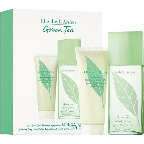 Elizabeth Arden Grüntee parfümiertes Wasser für Frauen 100 ml + Körperlotion 100 ml, Geschenkset