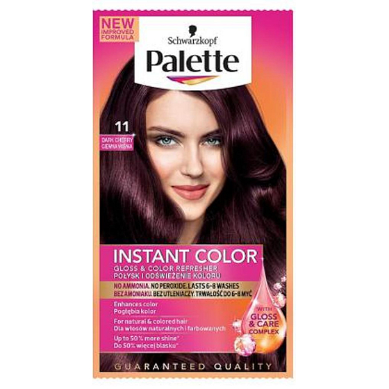 Schwarzkopf Palette Instant Color allmählich waschbare Haarfarbe 11 Dark Cherry 25 ml