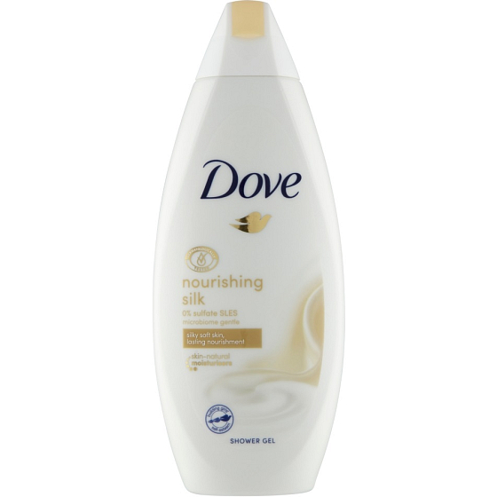 Dove Nourishing Silk Duschgel für langanhaltend genährte Haut 250 ml