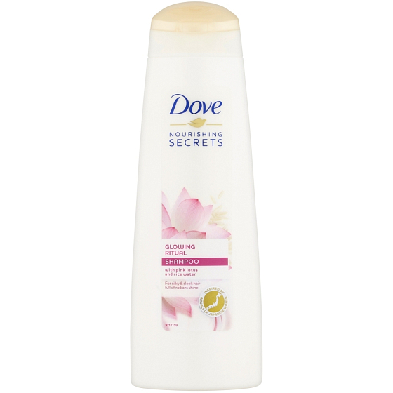 Dove Nourishing Secrets Strahlendes Ritual Lotusblumen- und Reiswasser-Haarshampoo 250 ml
