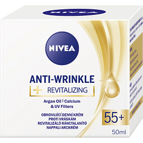Nivea Anti-Wrinkle Revitalizing 55+ revitalisierende Tagescreme gegen Falten, 50 ml
