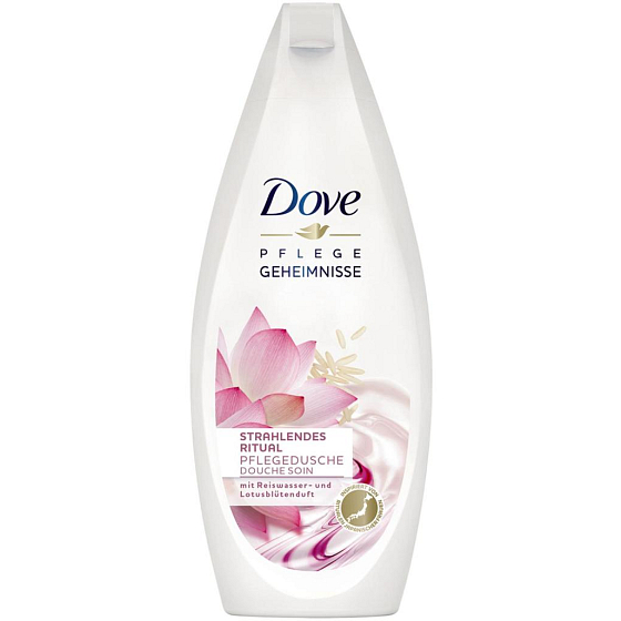 Dove Nourishing Secrets Strahlendes Ritual Lotusblumen- und Reiswasser-Duschgel 250 ml