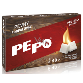 Pe-Po Feuerzeug für Grills, Schachtel mit 40 Feuerzeugen