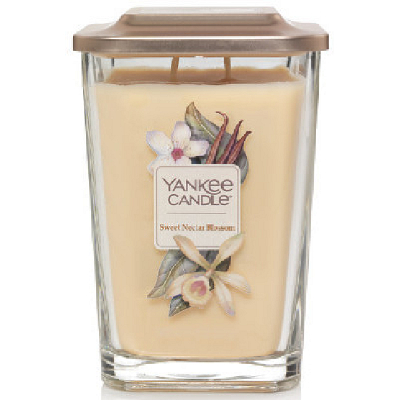 Yankee Candle Sweet Nectar Blossom - Süße Blumennektar-Soja-Duftkerze Elevation Large Glass 2 Dochte 552 g