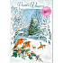 Ditipo Grußkarte im Umschlag spielen Frohe Weihnachten Fere Angeli Marcela Miková Frohe Weihnachten 224 x 157 mm