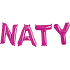 Albi Aufblasbarer Name Naty 49 cm