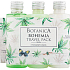 Bohemia Gifts Botanica Hanföl Duschgel 75 ml + Shampoo 75 ml + Körperlotion 75 ml, Reisepackung