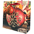 Degen Geschenk Papiertüte 17 x 17 x 6 cm Weihnachten Rotgoldflasche mit Schneeflocke CD LUX klein