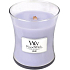 WoodWick Lilac - Flieder-Duftkerze mit Holzdocht und Glasdeckel Medium 275 g