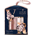 Grace Cole Velvet Rose & Peony Reinigungsgel 100 ml + Körpercreme 100 ml + Reinigungsschwamm, Kosmetikset für Damen