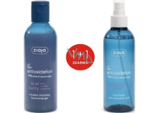 Ziaja Acai Berry Mizellengel mit Peeling 200 ml+ Ziaja Acai Berry Hauttoner mit Hyaluronsäure-Spray 200 ml, Duopack
