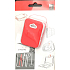 If The Book Lamp Mini LED Mini-Buchlampe Rot 3,3 x 5 cm