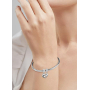 Charm Sterlingsilber 925 Mutterbindung - Mutter und Tochter 2-in-1 Herz, teilbarer Anhänger für Familienarmband