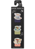 If Mini Marks Magnetisches Mini-Lesezeichen Tasse Tee 3 Stück