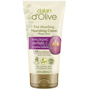 Dalan d Olive Nourishing Cream Hand- und Körperfeuchtigkeitspflege mit Traubenkernextrakt 250 ml