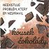 Albi Magnet mit Prägung Es gibt kein Problem, dass ein Stück Schokolade nicht fixieren würde 6,5 x 6,5 cm