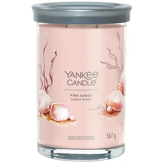 Yankee Candle Pink Sands - Pink Sands Duftkerze Signature Tumbler großes Glas 2 Dochte 567 g