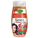 Bione Cosmetics + Ricinový olej šampon hloubkově regenerační na poškozené vlasy 260 ml