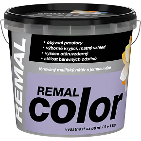 REMAL Color Malerfarbe für Wände 0310 Lavendel, 5+1 kg