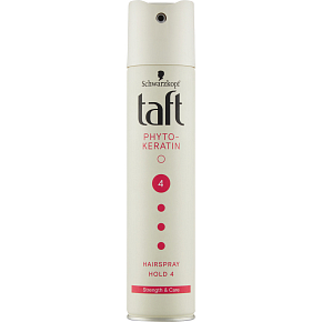 Taft Keratin, Haarspray ultra stark, Fixierungsstärke 4, 250 ml