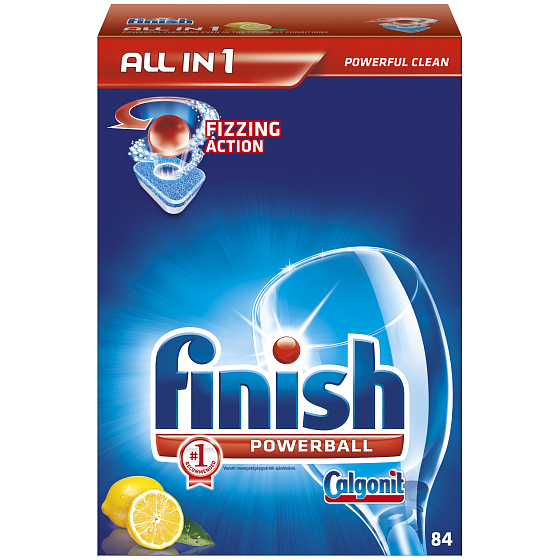 Calgonit Finish All-in-1 Zitronengeschirrspülertabletten 84 Stück