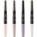 Dermacol Lidschatten & Auge 2in1 Lidschatten und Augenstift 02 lila, schwarz 5 g