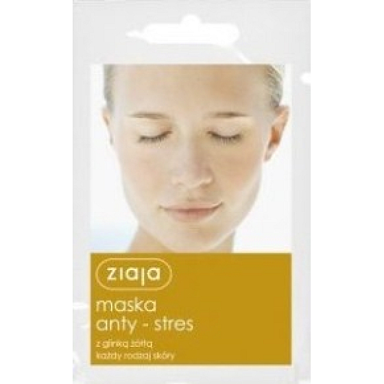 Ziaja Yellow Clay Anti-Stress-Gesichtsmaske für alle Hauttypen 7 ml