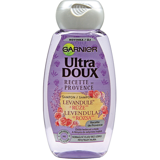 Garnier Ultra Doux Lavendel- und Rosenshampoo für Haare ohne Glanz 250 ml
