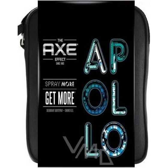 Axe Apollo Deodorant Spray 150 ml + Duschgel 250 ml + Duschgel 250 ml + City Bag, Kosmetikset