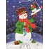 Nekupto Geschenk Papiertüte 23 x 18 x 10 cm Schneemann 1 Stück BGM 554 30